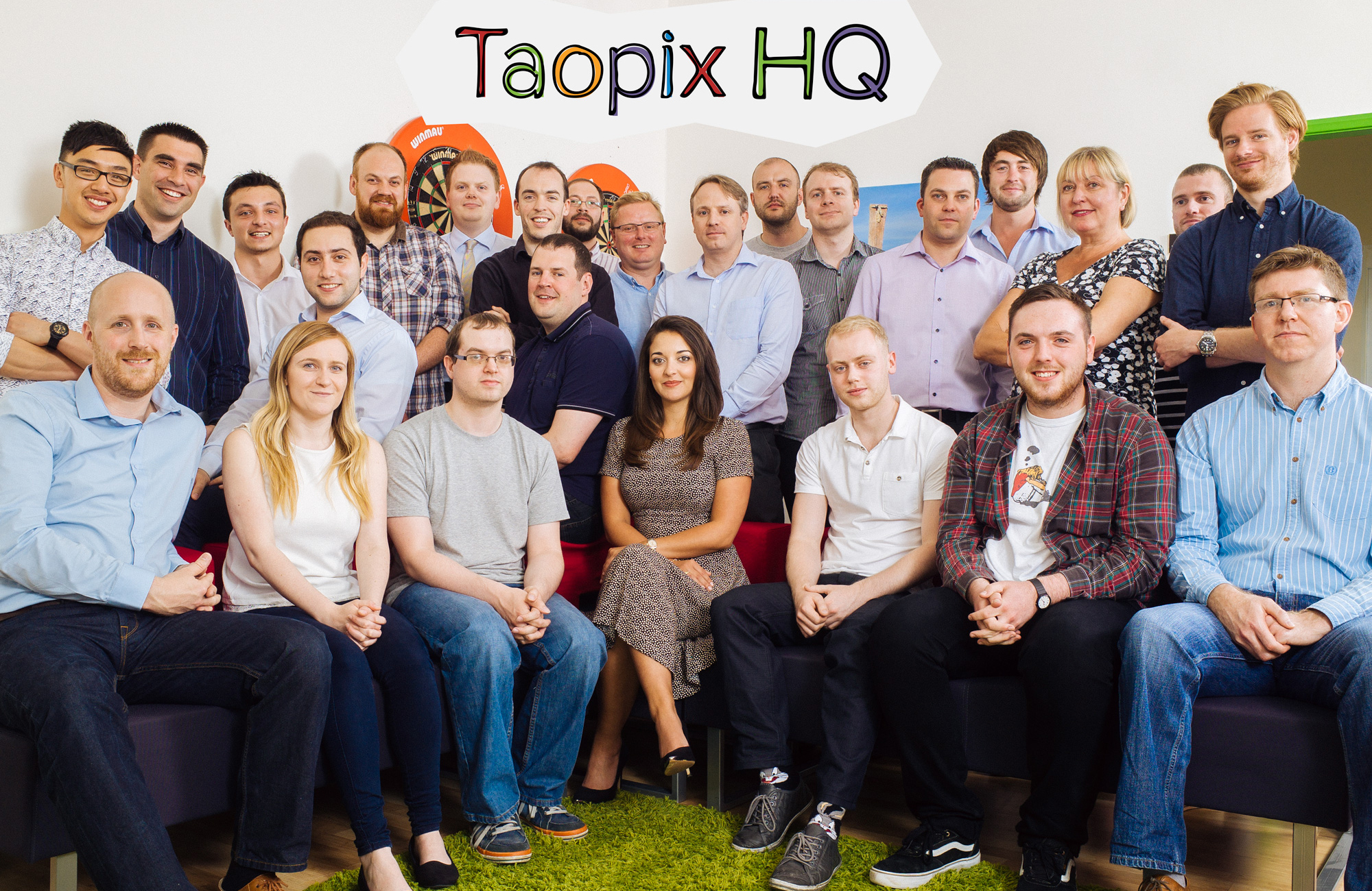 Taopix team in Taopix office