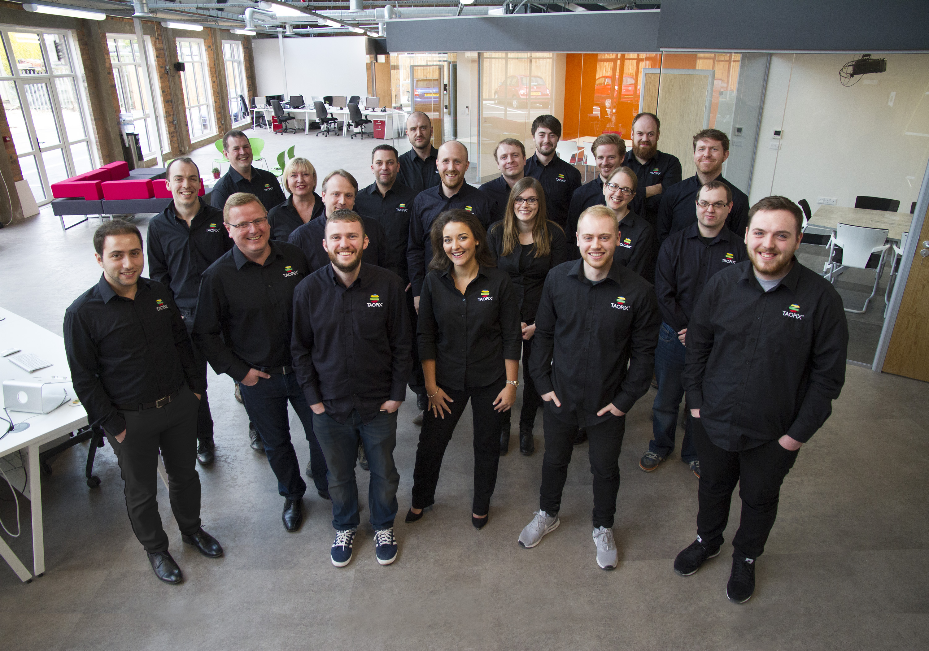 Taopix team in Taopix office